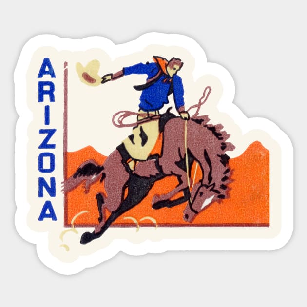 1930s Arizona Sticker by historicimage